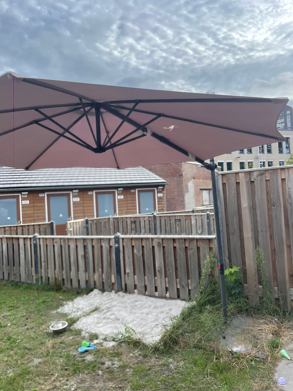 Zweefparasol, Ophalen, Zo goed als nieuw