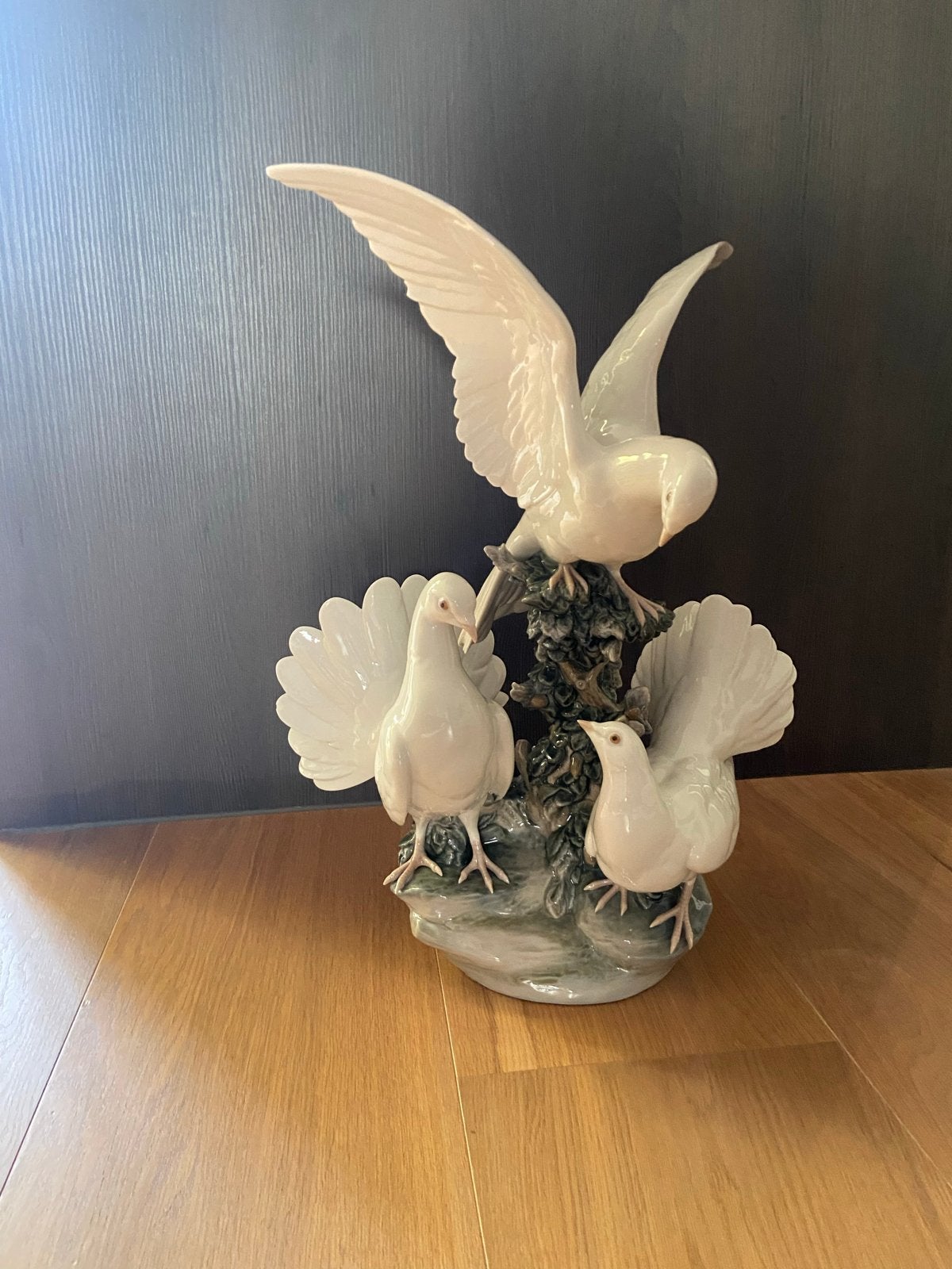 Prachtige Lladro Porseleinen Beeld Groep Duiven, Antiek en Kunst, Ophalen of Verzenden
