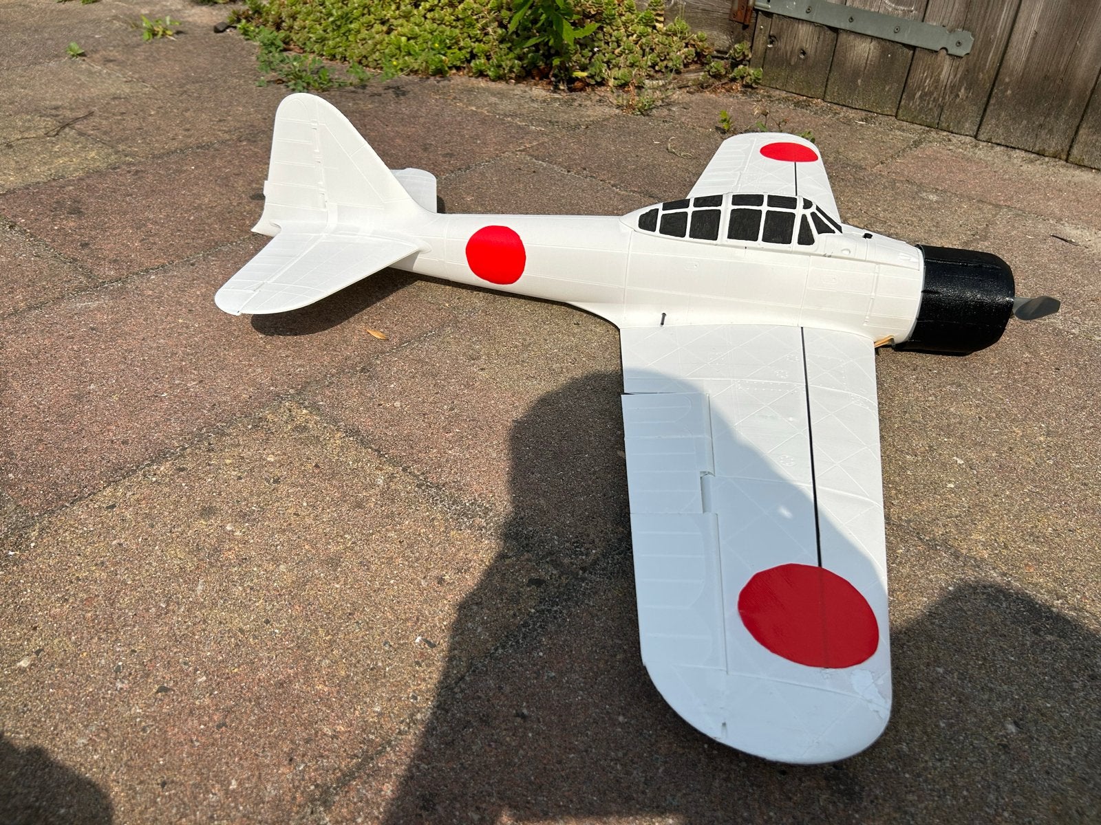 Mitsubishi A6M2 Zero, 3Dgeprint, nieuw, Ophalen of Verzenden, Zo goed als nieuw, Elektro, RTF (Ready to Fly)