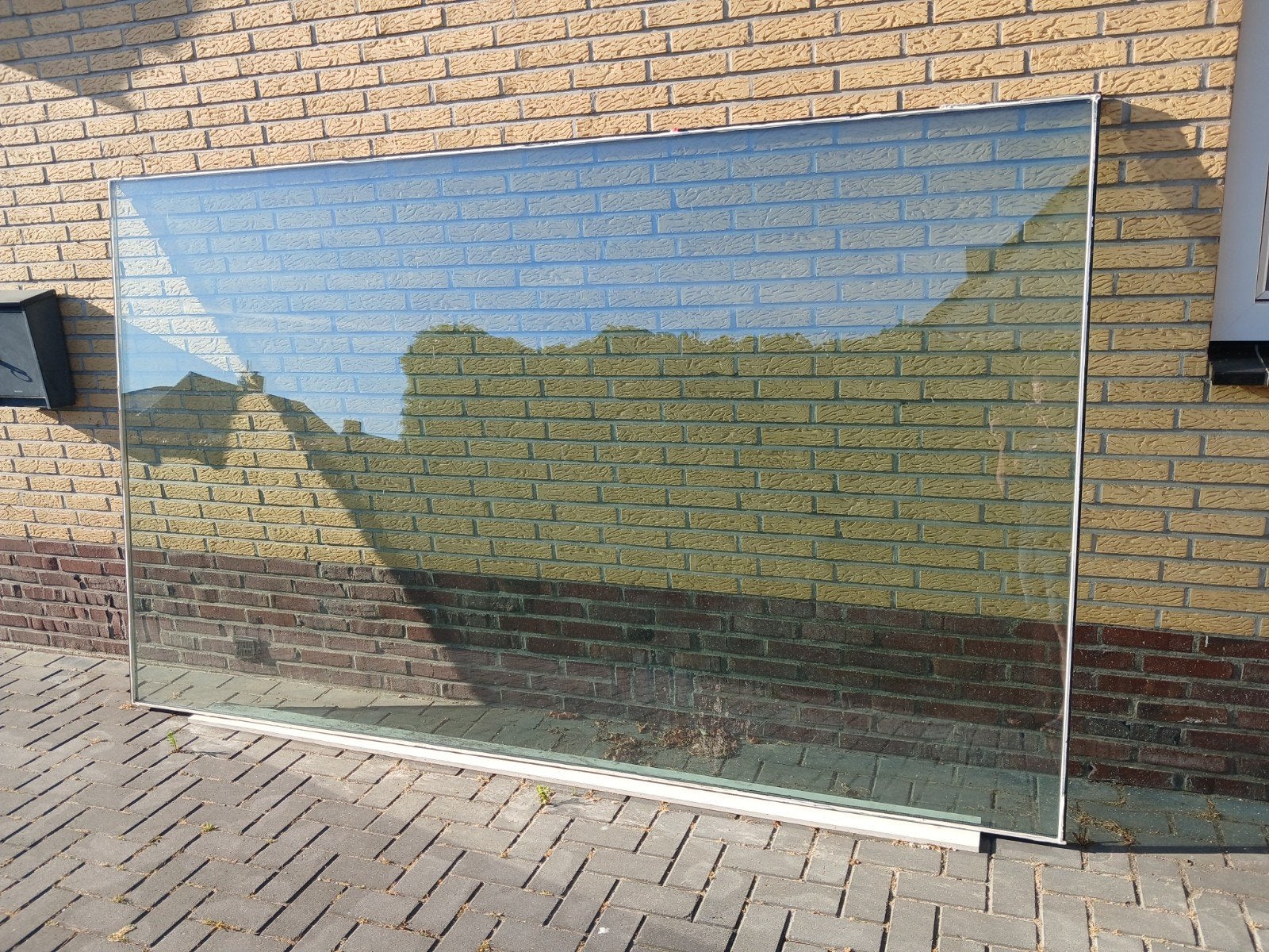 Dubbel glas, Ophalen, Gevelraam of Ruit, 160 cm of meer, Zo goed als nieuw