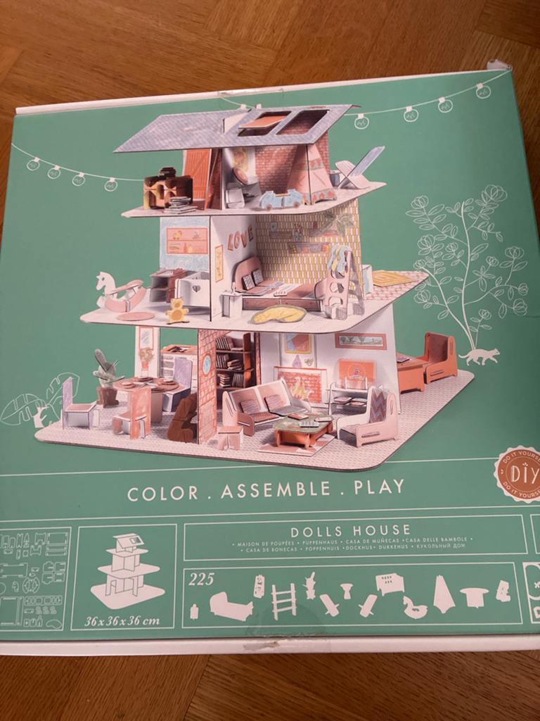 DIY Poppenhuis met Meubels, Ophalen, Nieuw, Poppenhuis