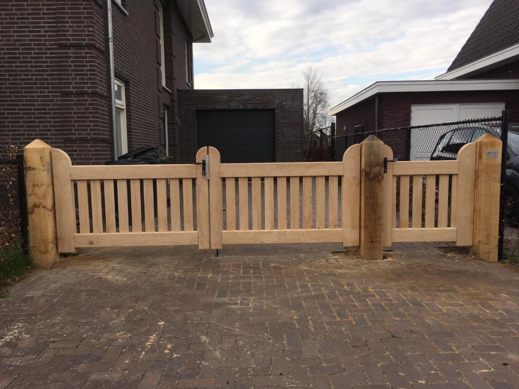 houten poort poorten toegangspoort hek veldhek landhek, Tuin en Terras, Tuinpoorten, Nieuw, Ophalen of Verzenden, 150 tot 200 cm