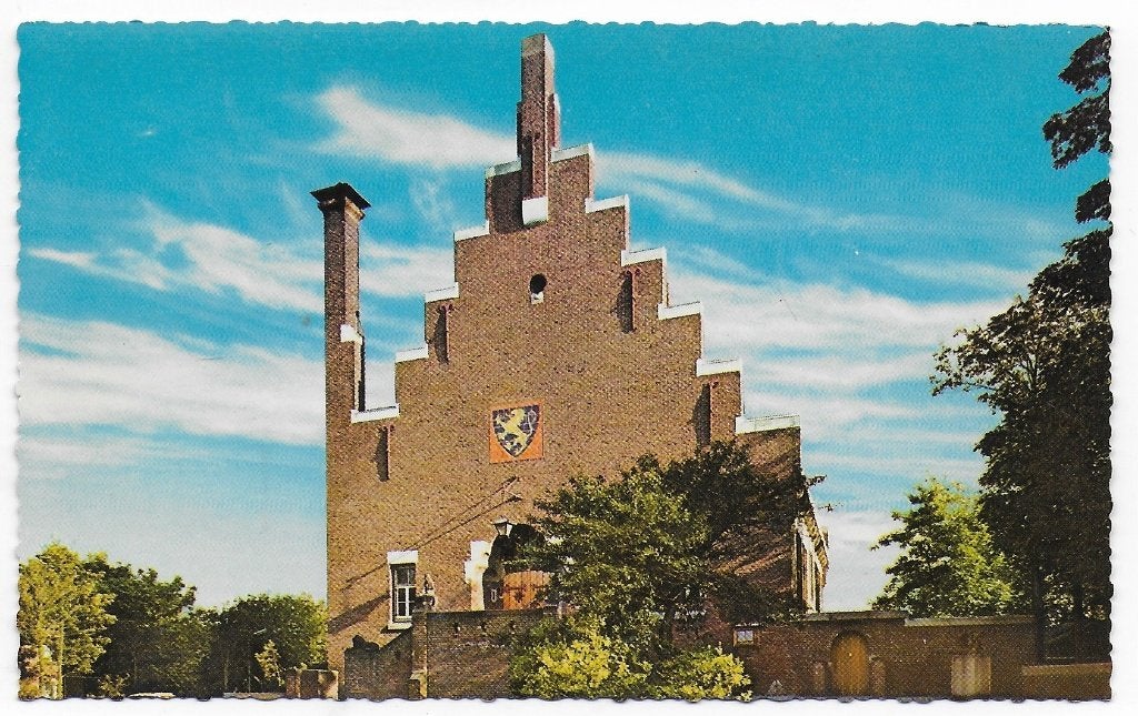 Noordwijkerhout Raadhuis ongelopen Ansichtkaart ( B7142 ), Ophalen of Verzenden, 1980 tot heden, Ongelopen