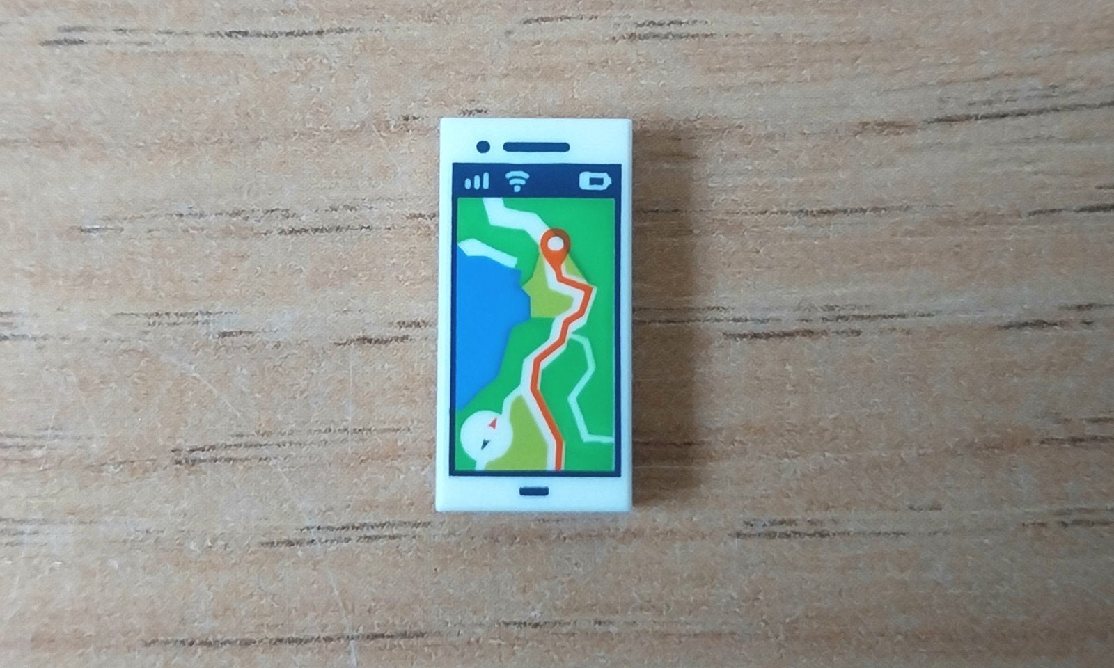 lego telefoon met GPS map 1x2 tegel opdruk nieuw🆕️, Ophalen of Verzenden, Nieuw