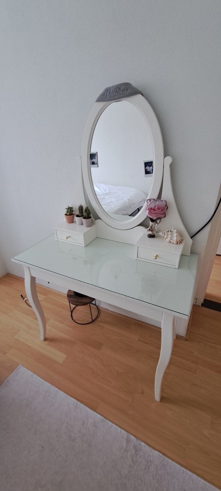 bureau wit met goud, Ophalen of Verzenden, Minder dan 100 cm