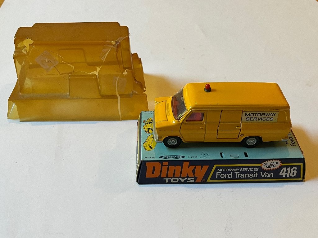 Dinky toys Ford Transit Van Motorway services 416, Hobby en Vrije tijd, Verzenden, Gebruikt, Auto, Dinky Toys