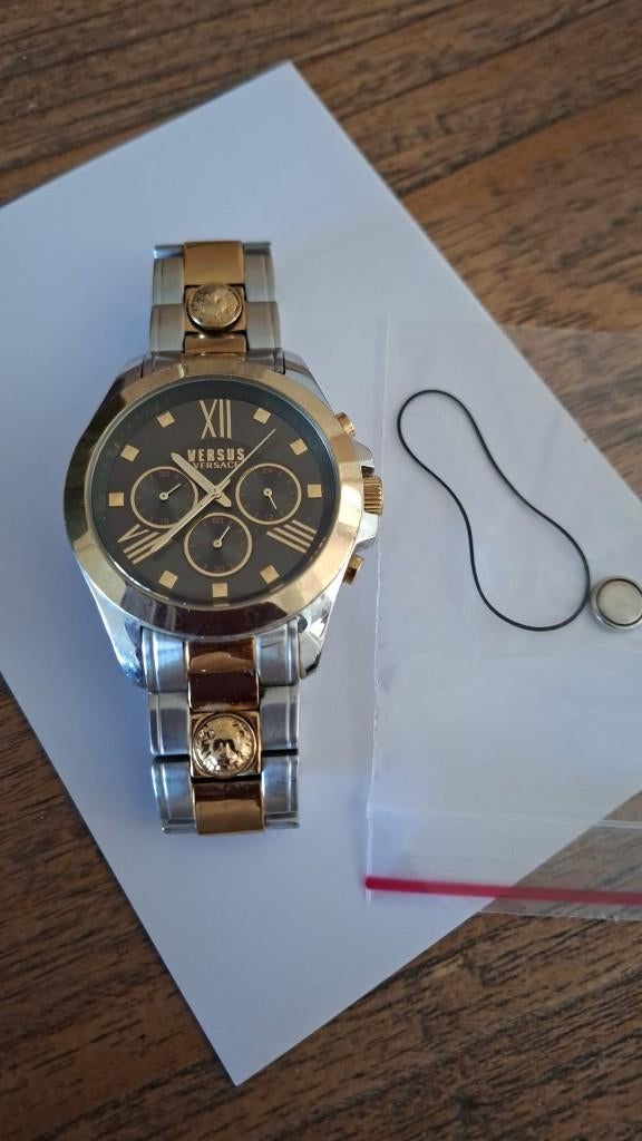 Versus Versace Chrono Lion horloge, Overige merken, Staal, Staal, Polshorloge