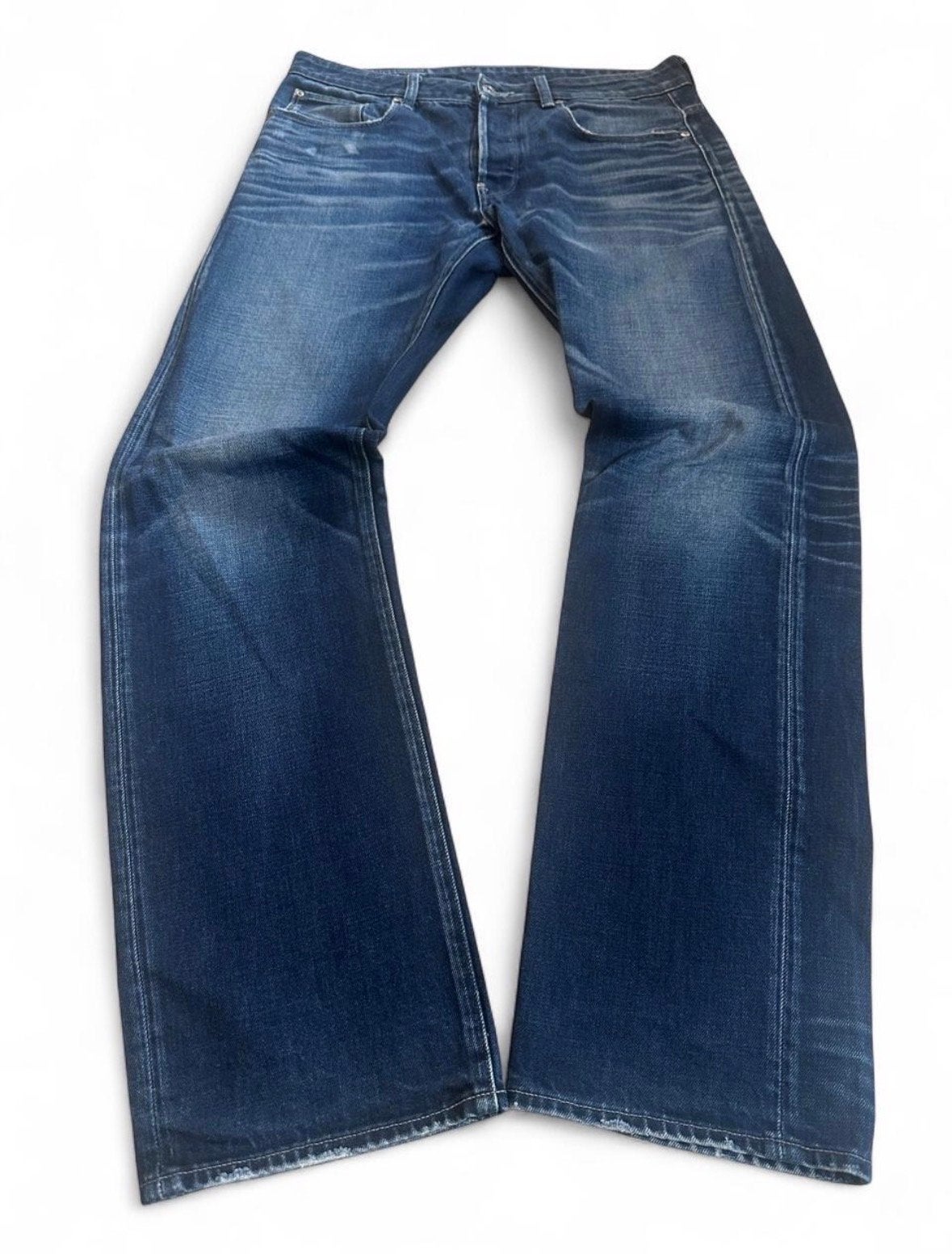 G-Star RAW Attacc Straight Jeans W33 L32 Faded Denim, Ophalen of Verzenden, Gedragen, Blauw, W33 - W34 (confectie 48/50)