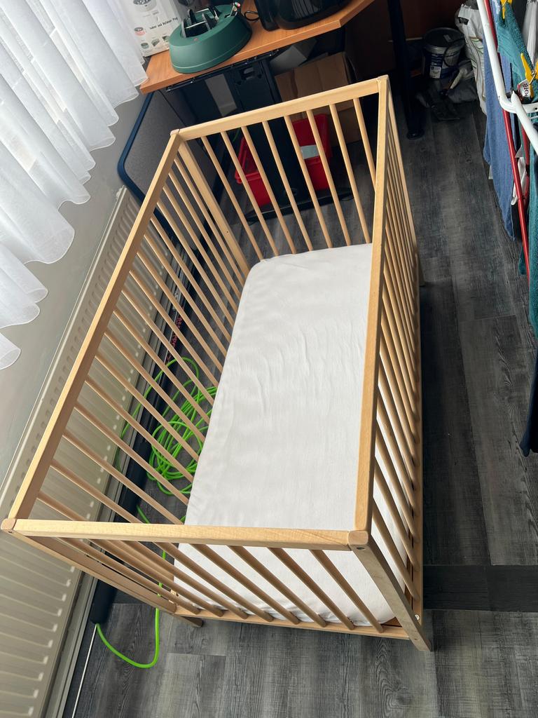 Ledikant 60x120, Kinderen en Baby's, Babywiegjes en Ledikanten, Ophalen, Gebruikt, Ledikant