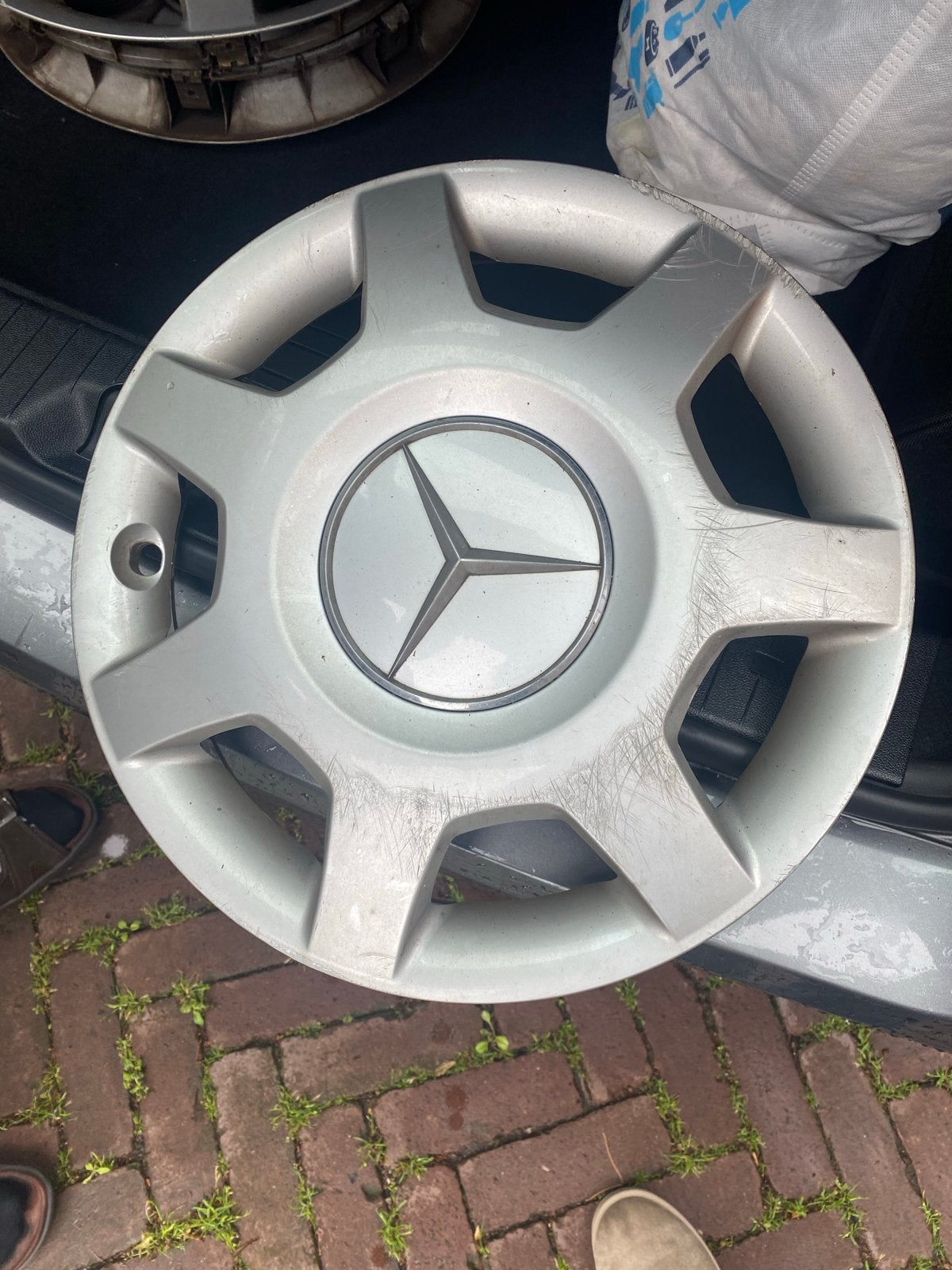 Mercedes wieldoppen 15 inch, Auto diversen, Wieldoppen, Ophalen, Zo goed als nieuw