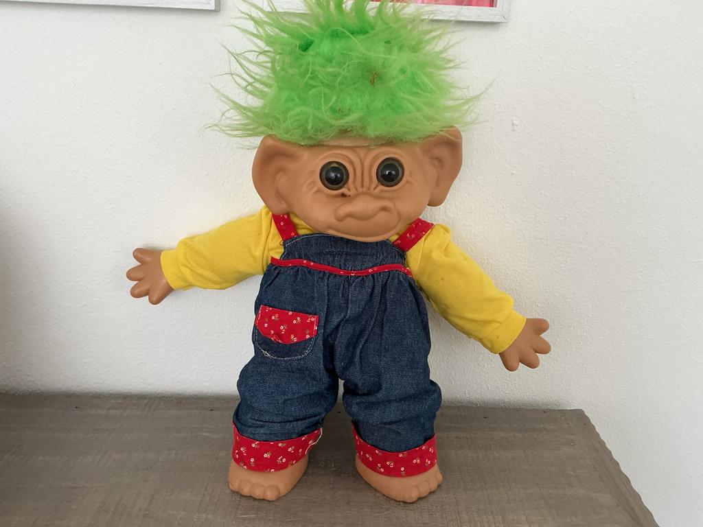Originele Troll met tuinbroek en Nike vestje (handgemaakt), Ophalen, Gebruikt, Overige typen