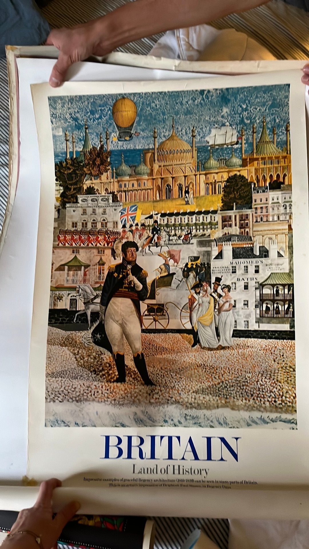 Poster Britain Land of History, Verzamelen, Posters, Ophalen, Zo goed als nieuw, A1 t/m A3, Overige onderwerpen