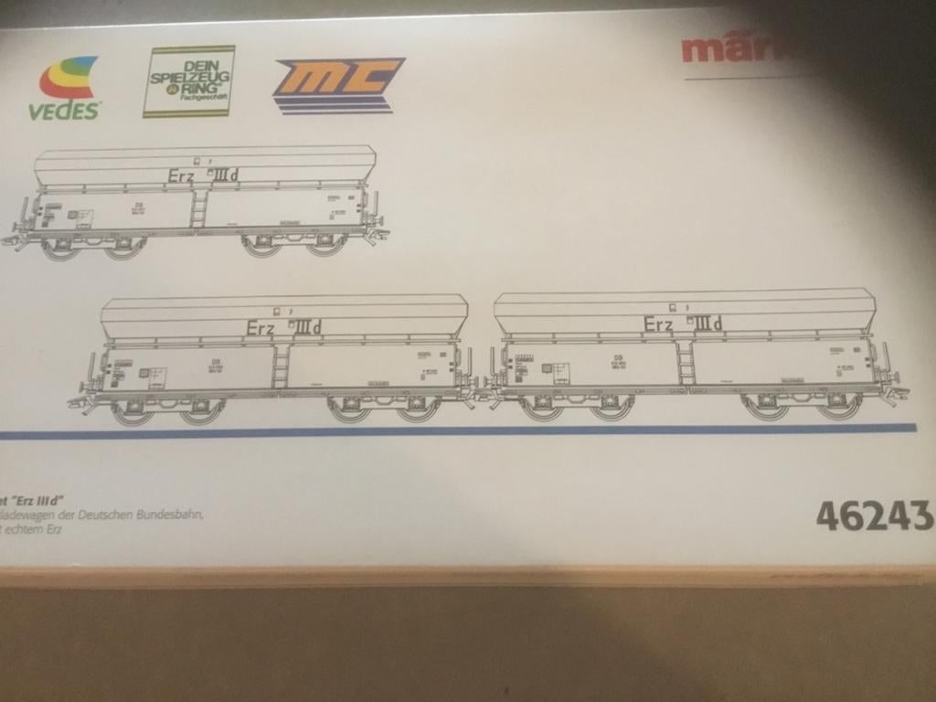 Märklin 46243 Ertswagen Set Erz III d -, Hobby en Vrije tijd, Modeltreinen | H0, Wisselstroom, Wagon, Ophalen of Verzenden, Zo goed als nieuw