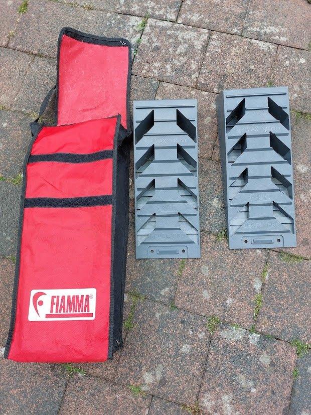 Fiamma Level Pro levelers met tas, Caravans en Kamperen, Caravan accessoires, Zo goed als nieuw, Ophalen