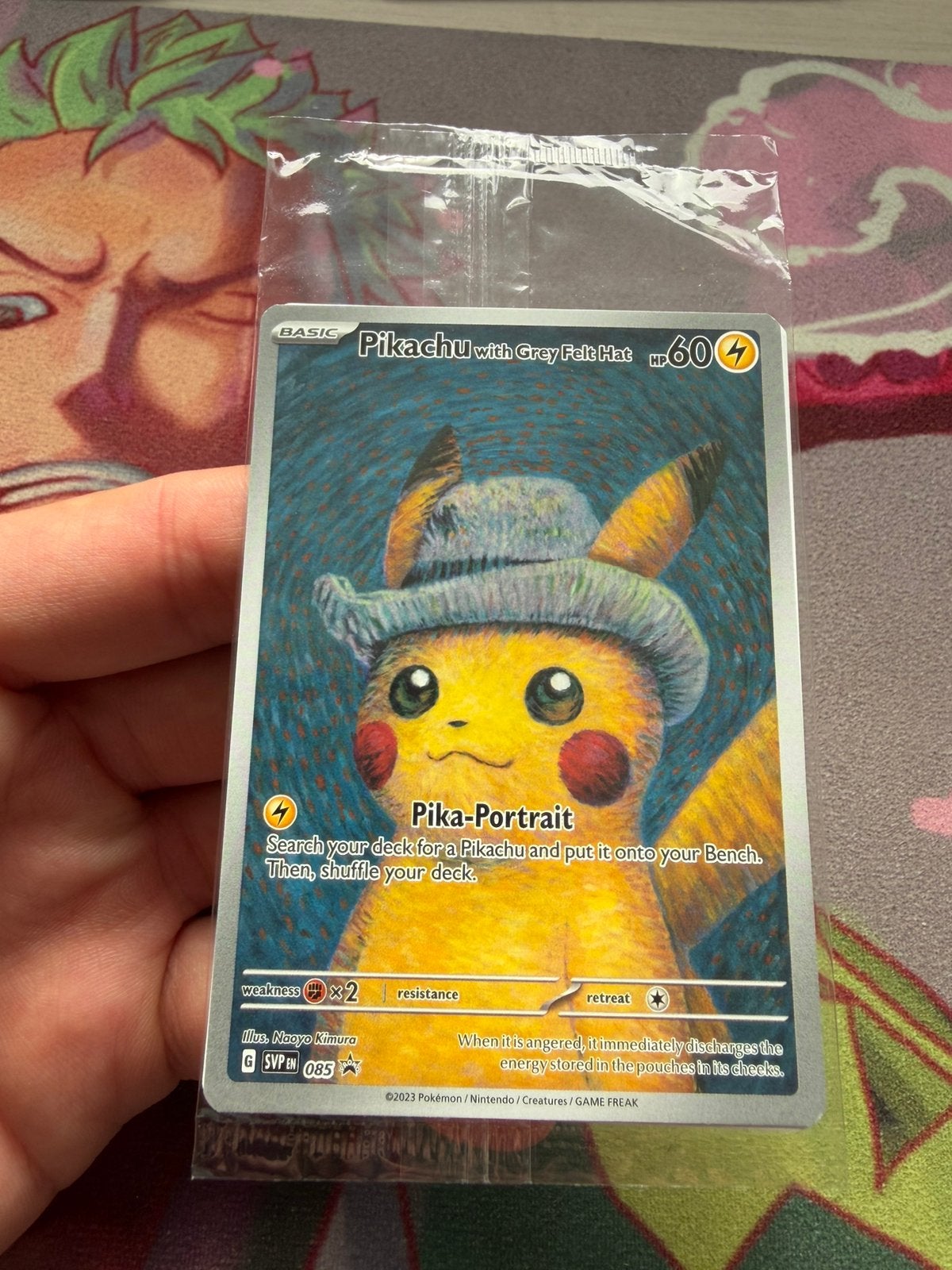 Pikachu with Grey Felt Hat Van Gogh Museum SVP 085 sealed, Ophalen of Verzenden, Zo goed als nieuw