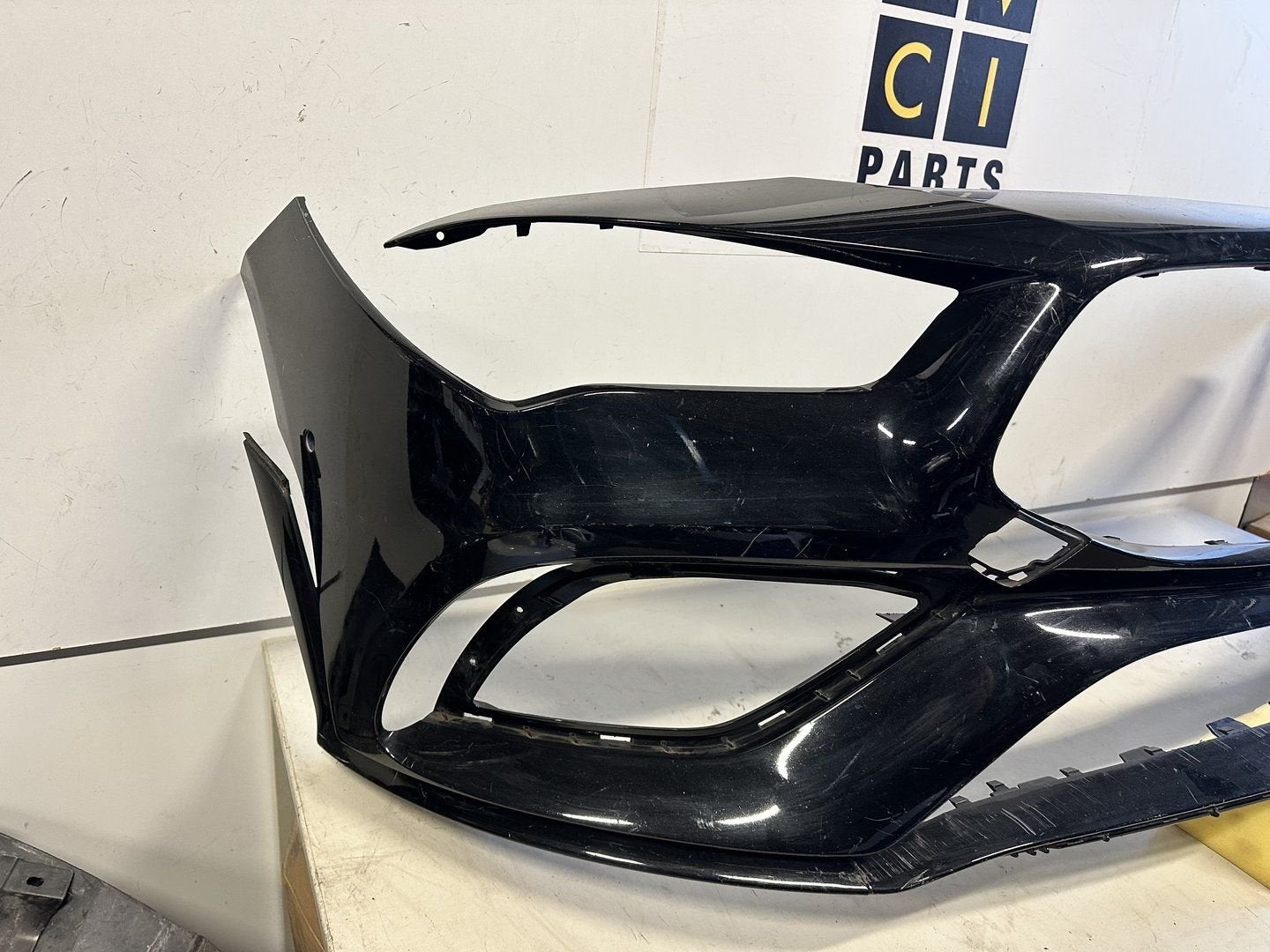 Mercedes Cla w118 AMG voorbumper bumper origineel, Gebruikt, -, Voor, Ophalen of Verzenden