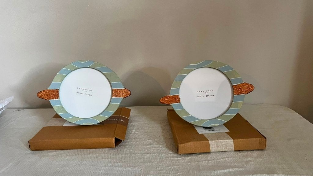 Fotolijstjes 2 stuks Zara Home, Ophalen, Hout, Nieuw, Standaard fotolijst