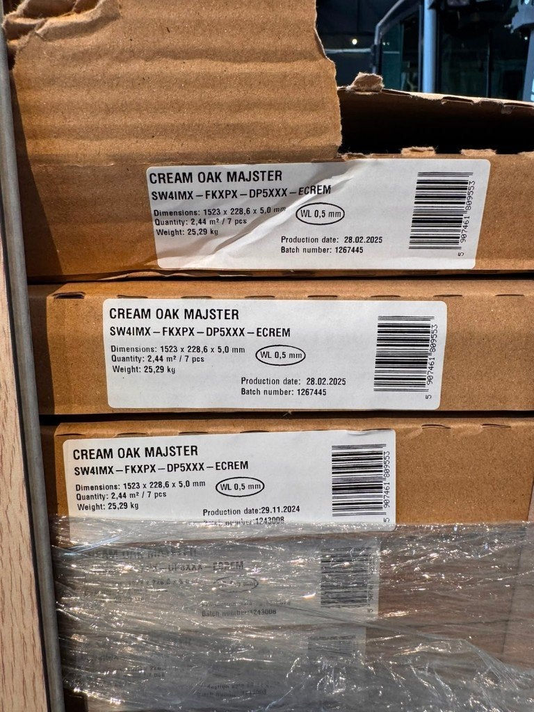 Direct ophalen | Pallet uitverkoop PVC klik, Ophalen, PVC klik, 75 m² of meer, Overige typen