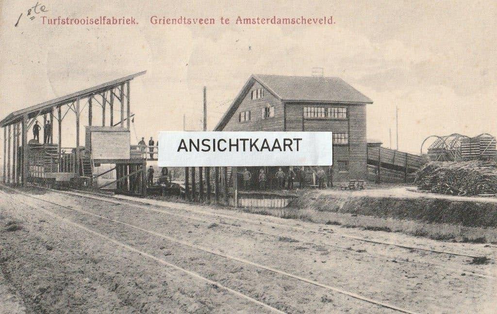 Ansichtkaart Griendtsveen te Amsterdamscheveld, Verzenden, Voor 1920, Gelopen, Drenthe
