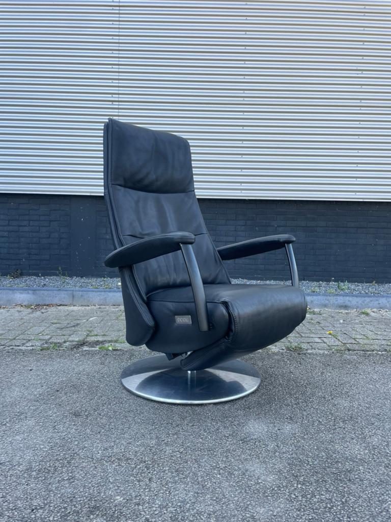 Zwarte elektrische relax fauteuil / relax stoel twice, Ophalen of Verzenden, Zo goed als nieuw, Nvt, Nvt
