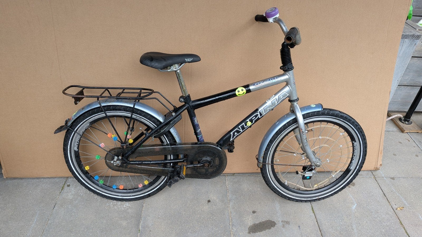 Alpina kinderfiets 20 inch - Gebruikt, Fietsen en Brommers, Ophalen, Gebruikt, Terugtraprem, 20 inch of meer