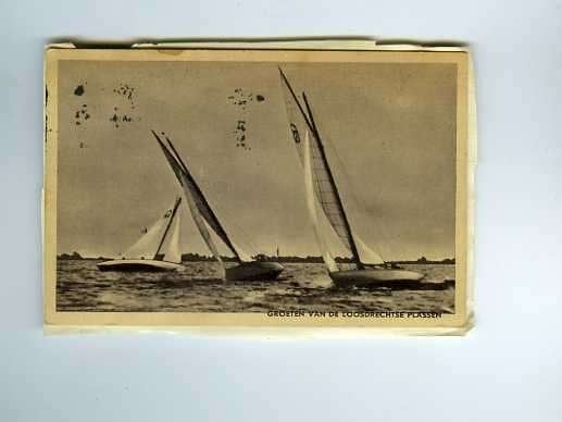 kaart-LOOSDRECHT-zeilsport-1, Ophalen of Verzenden, Noord-Holland