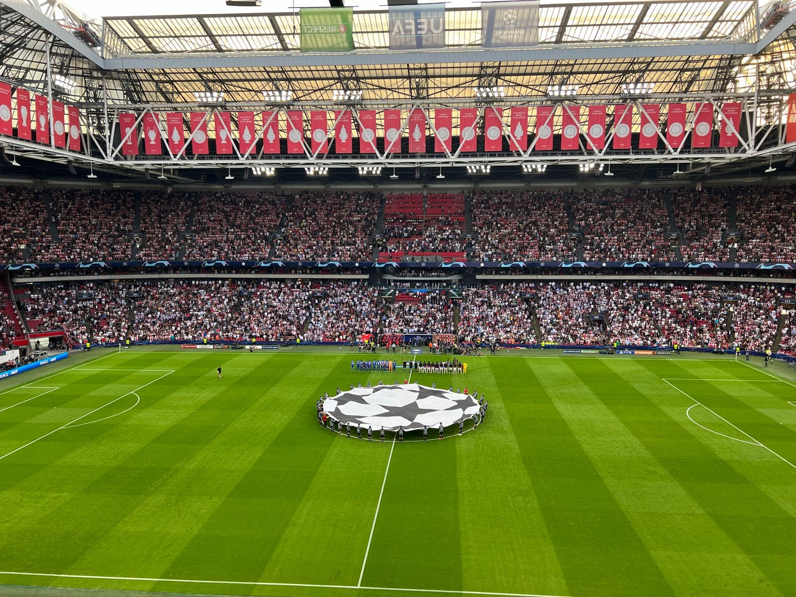 1 kaart Ajax - NEC (10 okt.) VAK 420 middenlijn, Eén persoon
