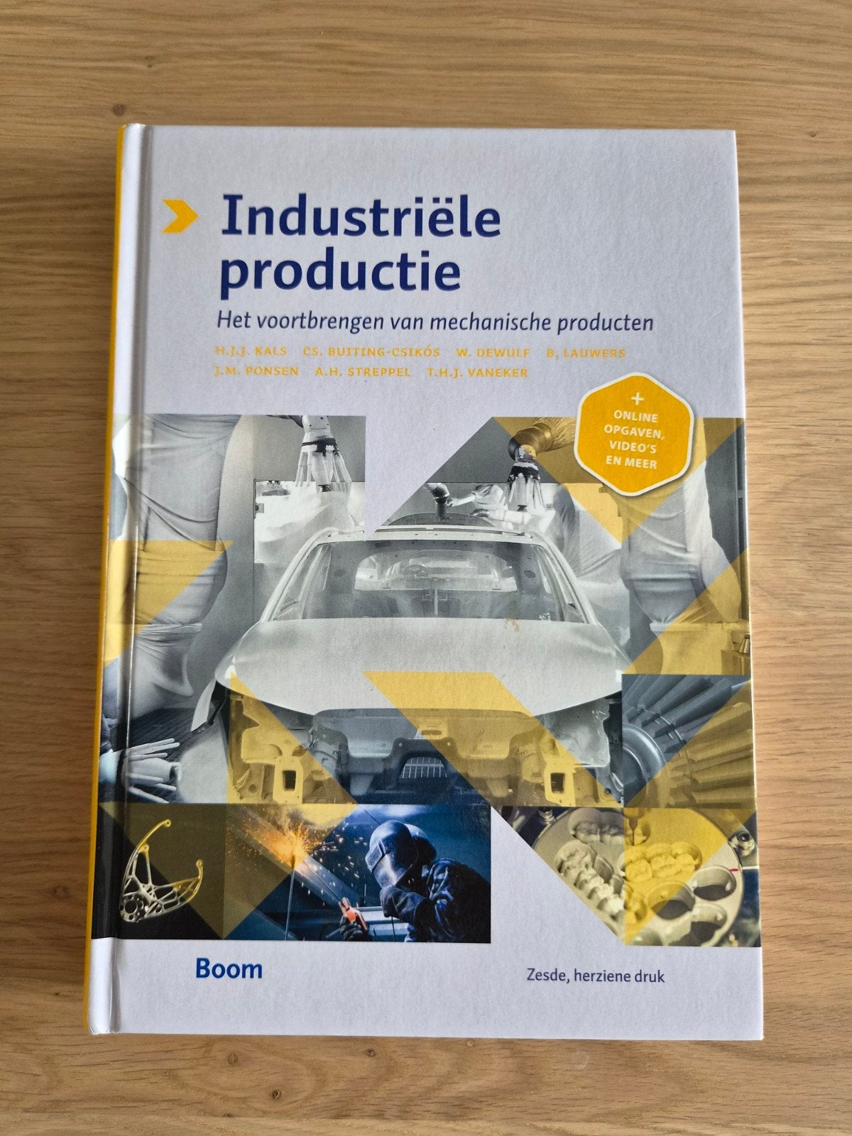 Industriële Productie - Het voortbrengen van mechanische pr, Boeken, Techniek, Ophalen of Verzenden, Zo goed als nieuw, Werktuigbouwkunde