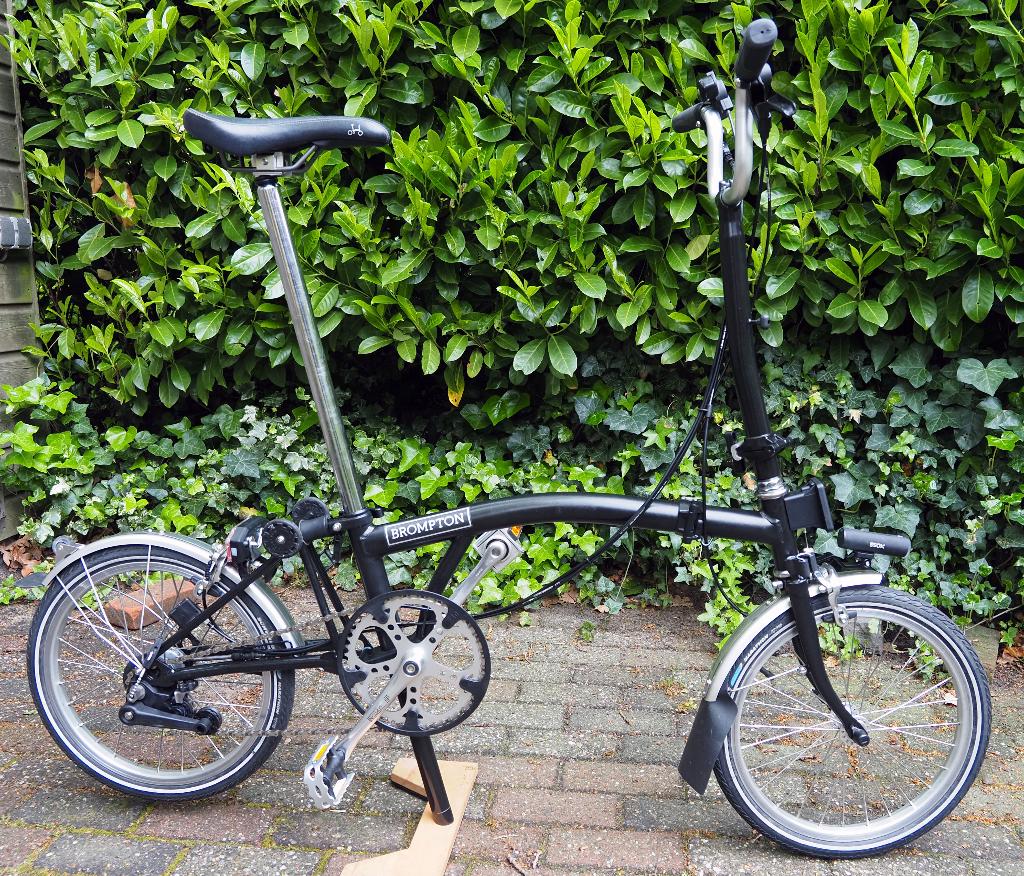 Brompton vouwfiets met 6 versnellingen, Ophalen, Brompton, Velgrem, 16 tot 18 inch