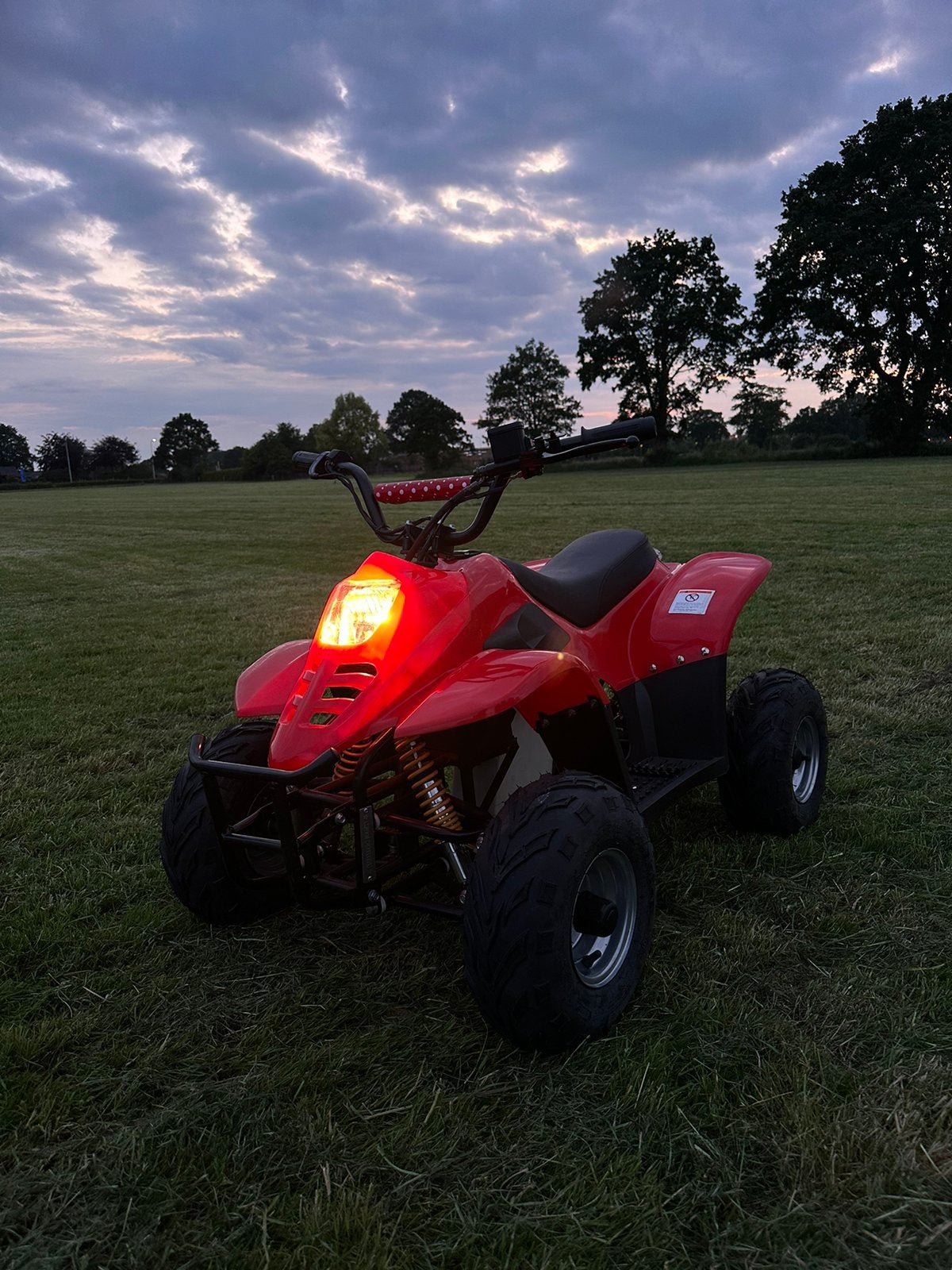 Elektrische kinderquad-rood, Ophalen, Nieuw