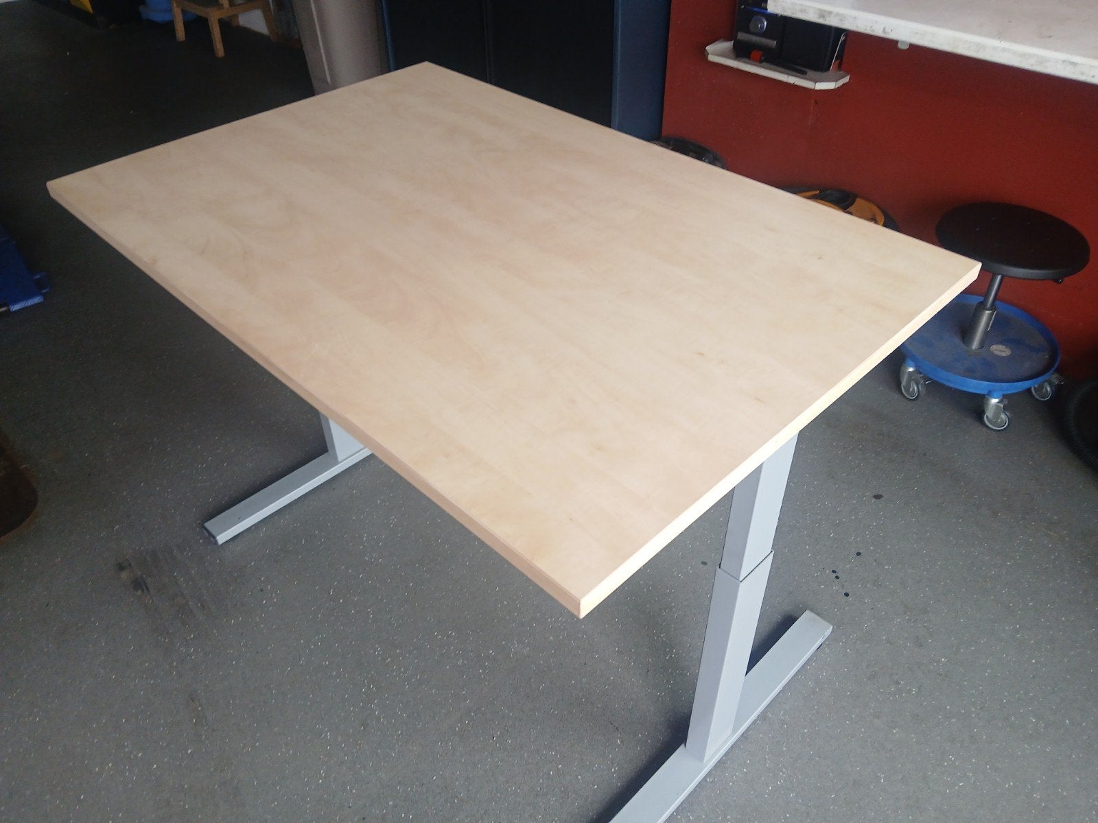 Bureau Werktafel hoogte verstelbaar, Huis en Inrichting, Ophalen, Info@tommysmit.nl, Gebruikt, 120 cm