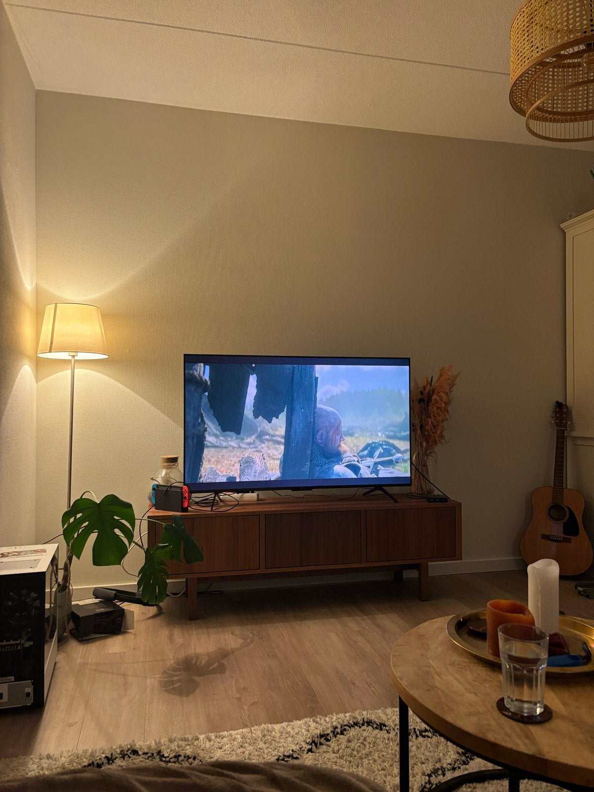 Ikea Stockholm tv meubel walnoot (oude variant) 160cm, Ophalen, 150 tot 200 cm, Zo goed als nieuw, Minder dan 100 cm