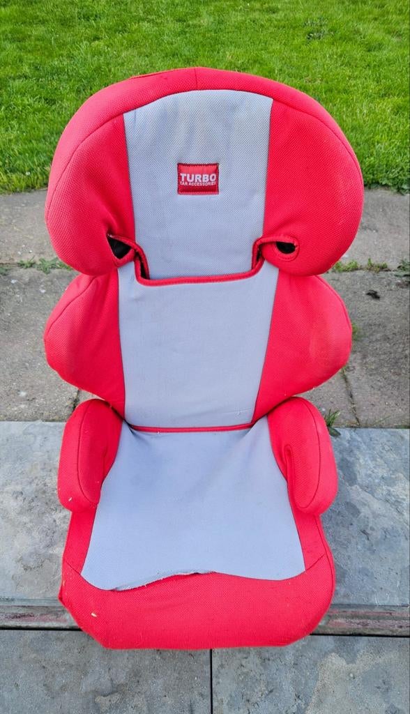 Rode zitverhoger/kinderstoel met rugleuning, Overige merken, 15 t/m 36 kg, Afneembare rugleuning, Ophalen of Verzenden
