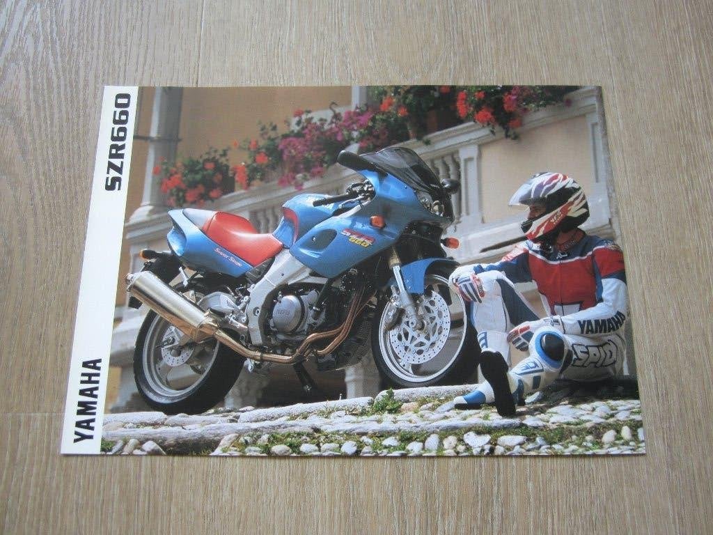 Yamaha SZR 660 brochure folder 1996, Motoren, Ophalen of Verzenden, Yamaha