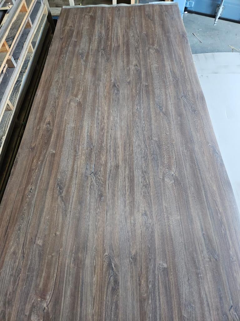 HPL Duropal fineer platen R38006 Dark Acacia ( 418 ), Doe-het-zelf en Verbouw, Platen en Panelen, Ophalen, HPL, Nieuw, Nb