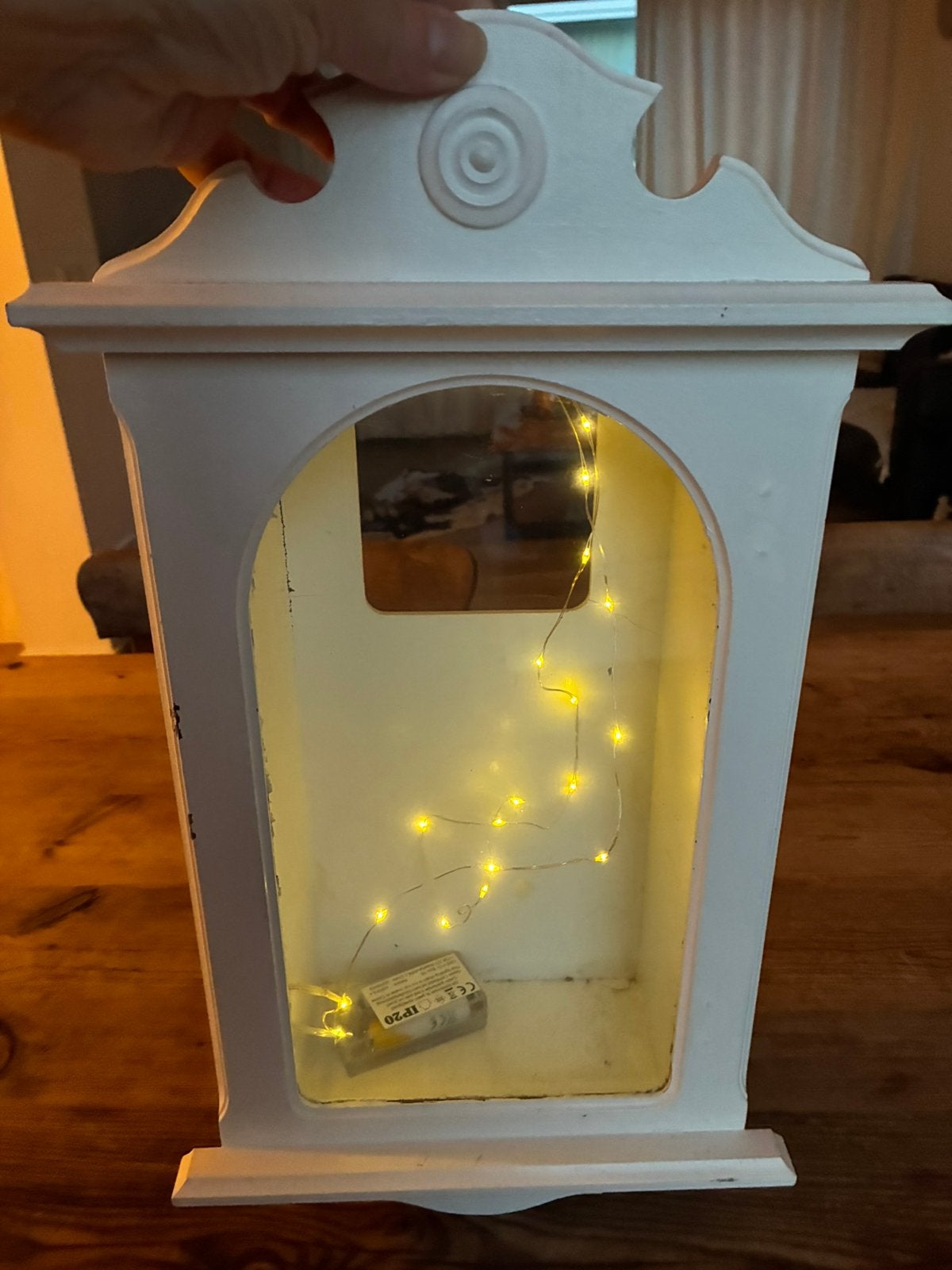 Brocante kastje voor op te hangen, Ophalen, Gebruikt