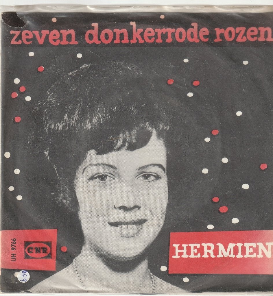Hermien zeven donkerrode rozen vinyl single, Ophalen of Verzenden, Zo goed als nieuw, Nederlandstalig, Single
