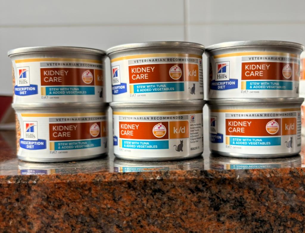 Hills kidney care kat 30 blikjes stoofpotje tonijn, Dieren en Toebehoren, Dierenvoeding, Ophalen, Kat