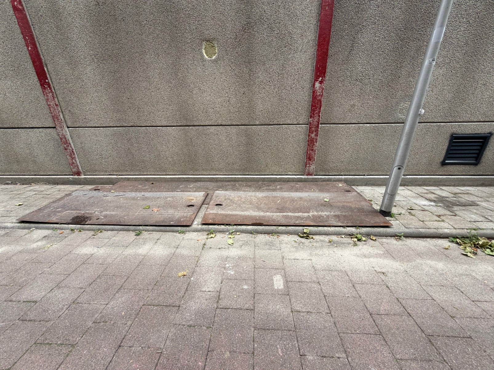 Metalen rijplaat staal plaat, Ophalen, Gebruikt