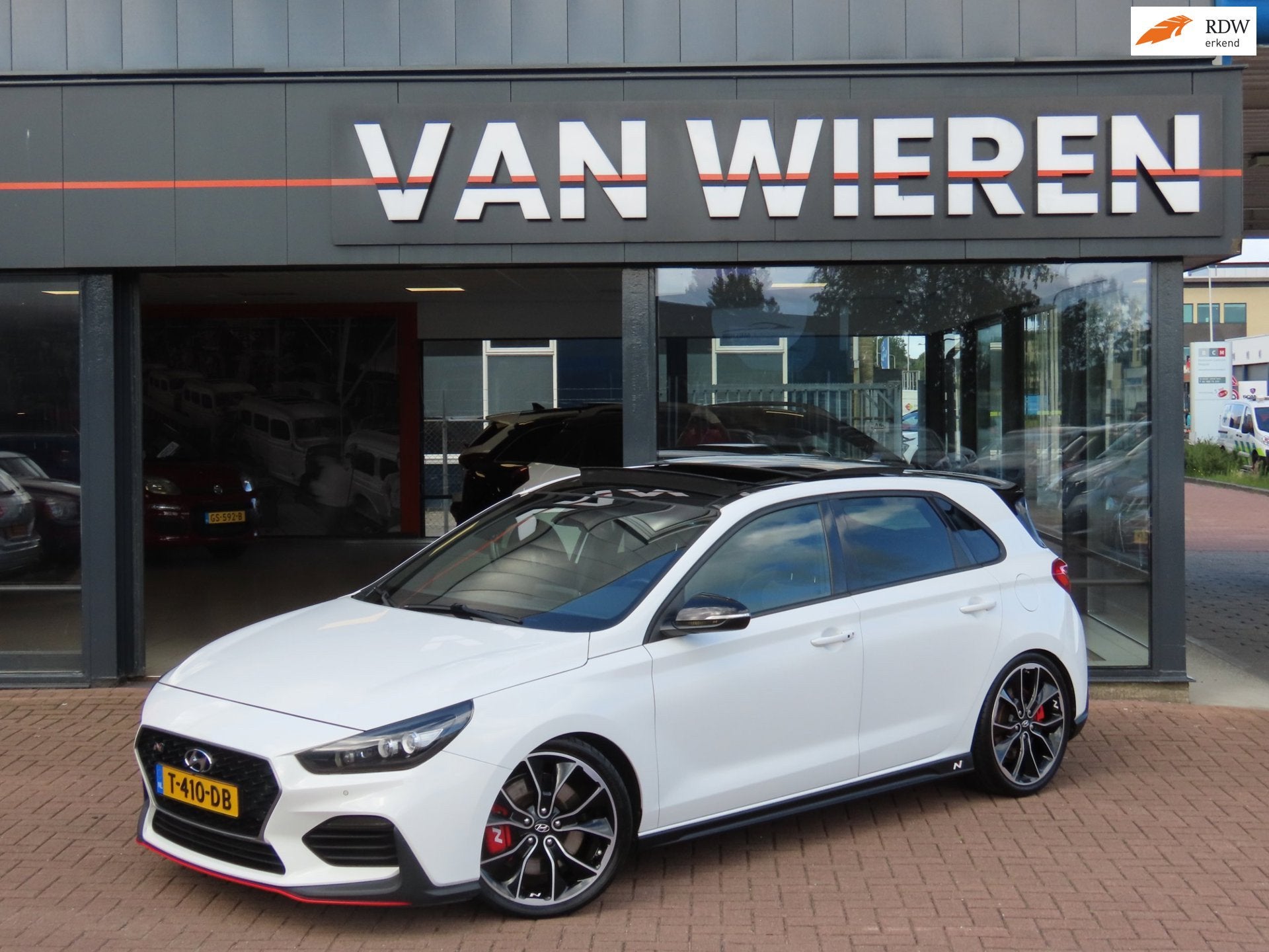 Hyundai I30 2.0 T-GDI N2 Performance 275 pk Pano Zwart dak A, Auto's, Hyundai, Gebruikt, 4 cilinders, Wit, 14 km/l