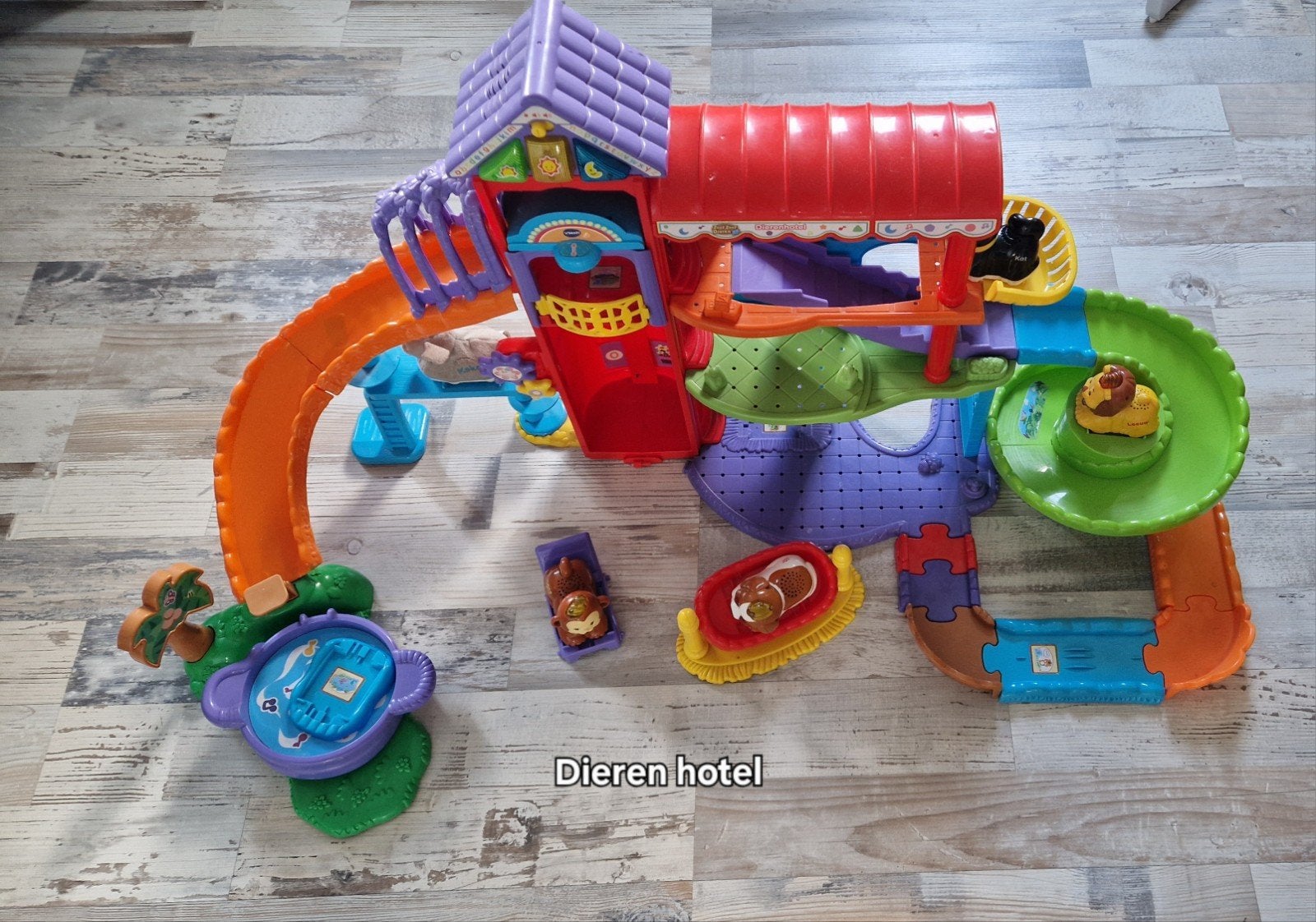 VTech Zoef Zoef Dierenhotel met accessoires, Ophalen, Gebruikt, 2 tot 4 jaar