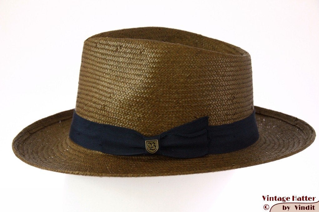 Brixton zomer gleufhoed groenig bruin stro 58 Nieuwe Sample, Kleding | Dames, Hoed, Nieuw, Ophalen of Verzenden, Brixton
