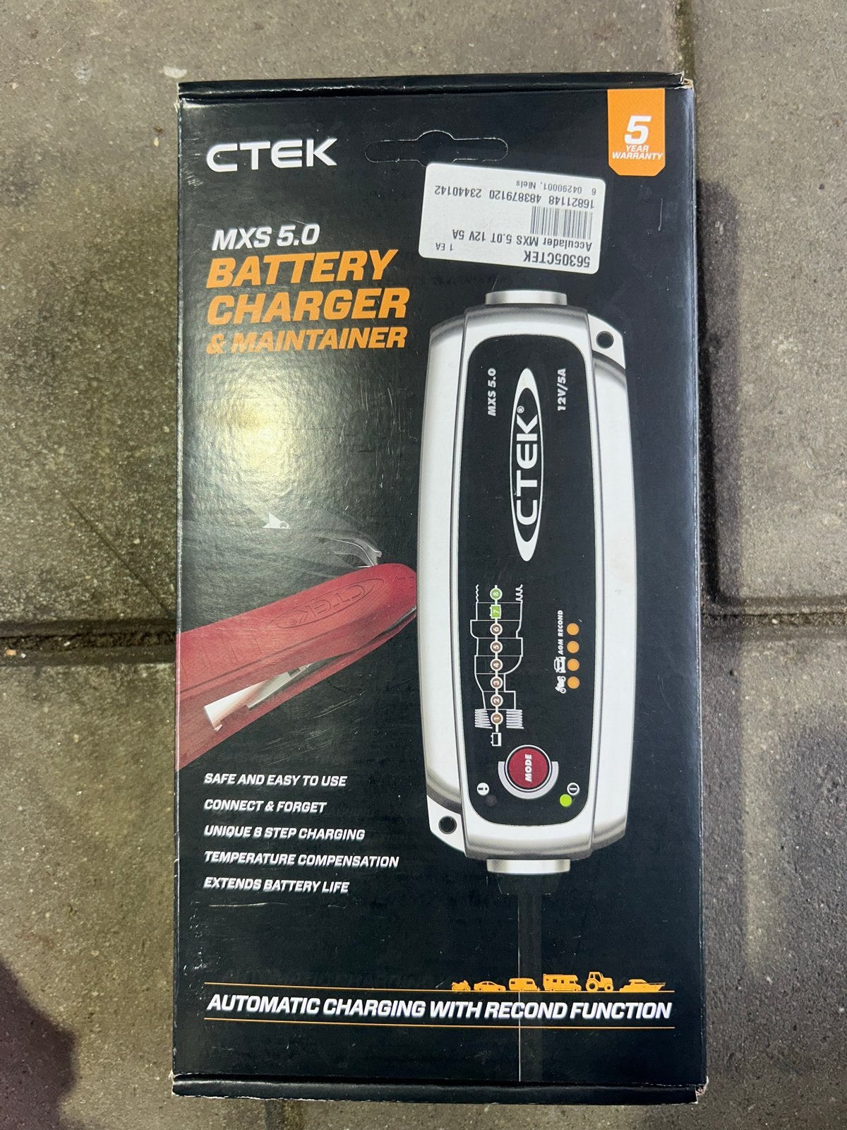 CTEK MXS 5.0 Acculader en Druppellader NIEUW IN DOOS, Nieuw, Universele onderdelen