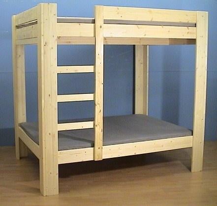 4-persoons STAPELBED in div hoogtes en alle gewenste maten, 85 tot 100 cm, Nieuw, Ophalen of Verzenden, Matras