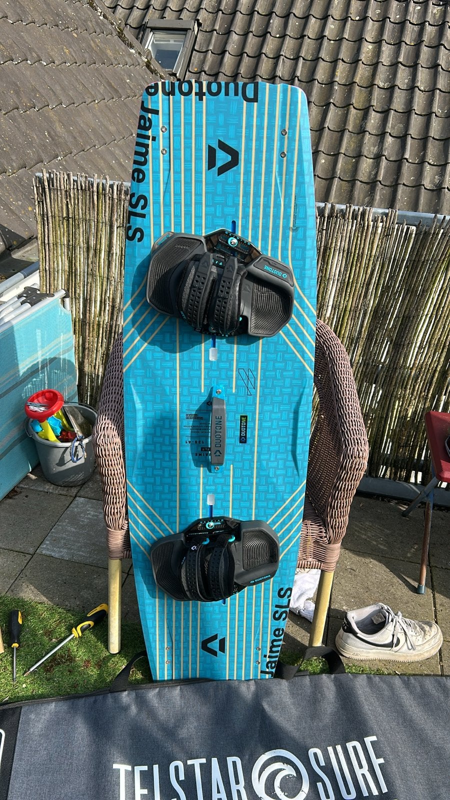 Duotone Jaime SLS 136 + NTT bindings | Zo goed als nieuw, Ophalen of Verzenden, Zo goed als nieuw, Overige typen, Met vinnen