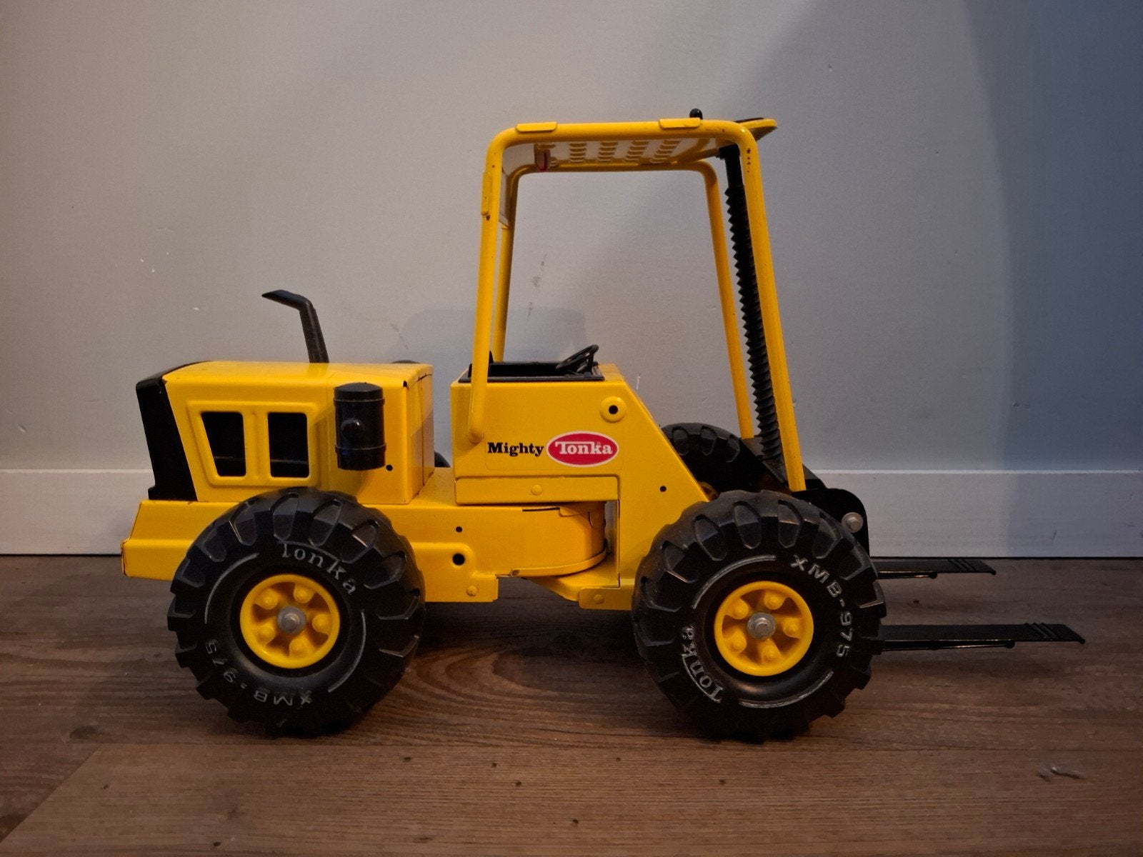 Mighty Tonka Heftruck Jaren '70 - Onverwoestbaar Metaal, Kinderen en Baby's, Ophalen of Verzenden, Zo goed als nieuw