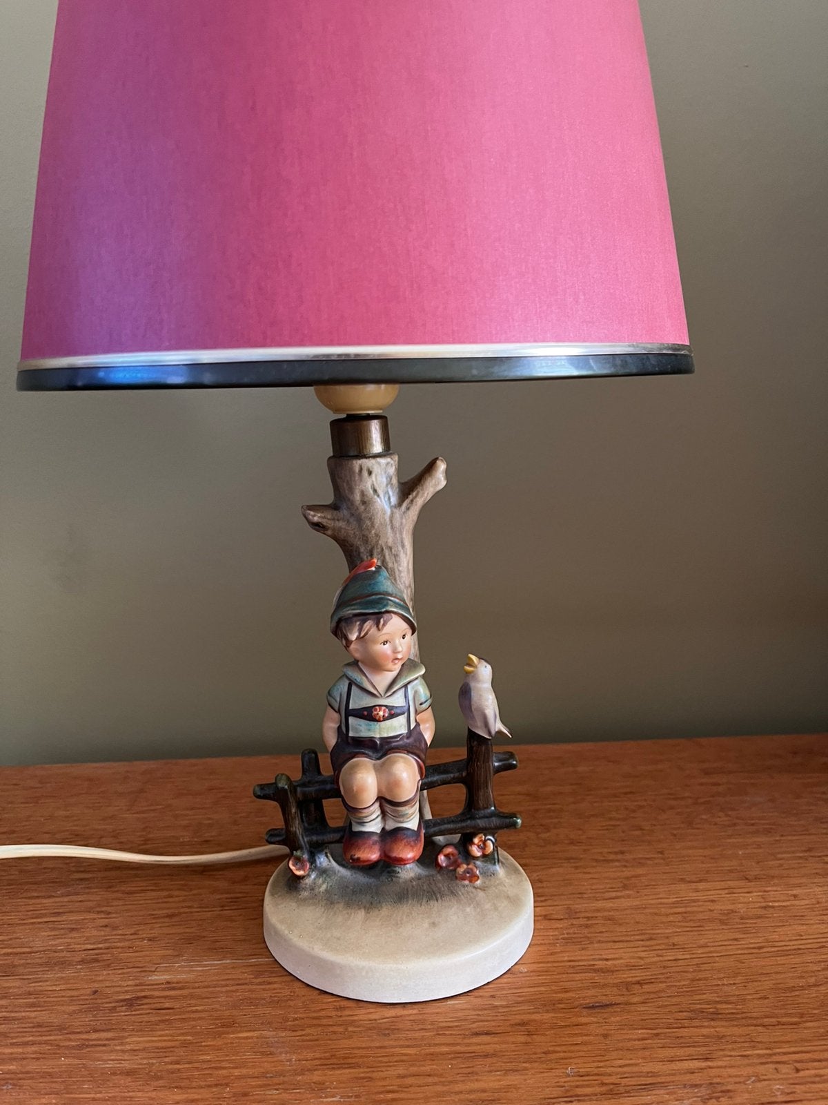 Vintage brocante Hummeltje lamp, Ophalen, Zo goed als nieuw, Vintage