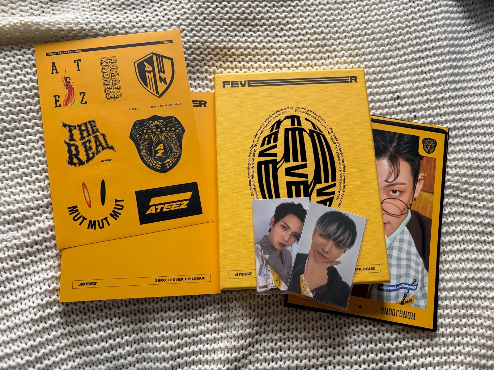 ATEEZ ZERO : FEVER Part.1 Album (Yellow Version), Ophalen of Verzenden, 2020 tot heden, Zo goed als nieuw