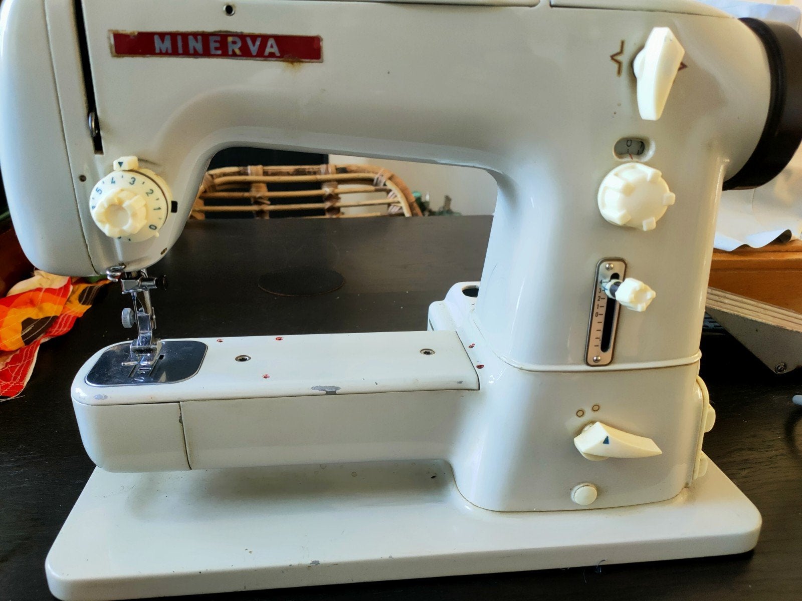 minerva vrije arm naaimachine, Ophalen of Verzenden, Gebruikt, Naaimachine, Overige merken