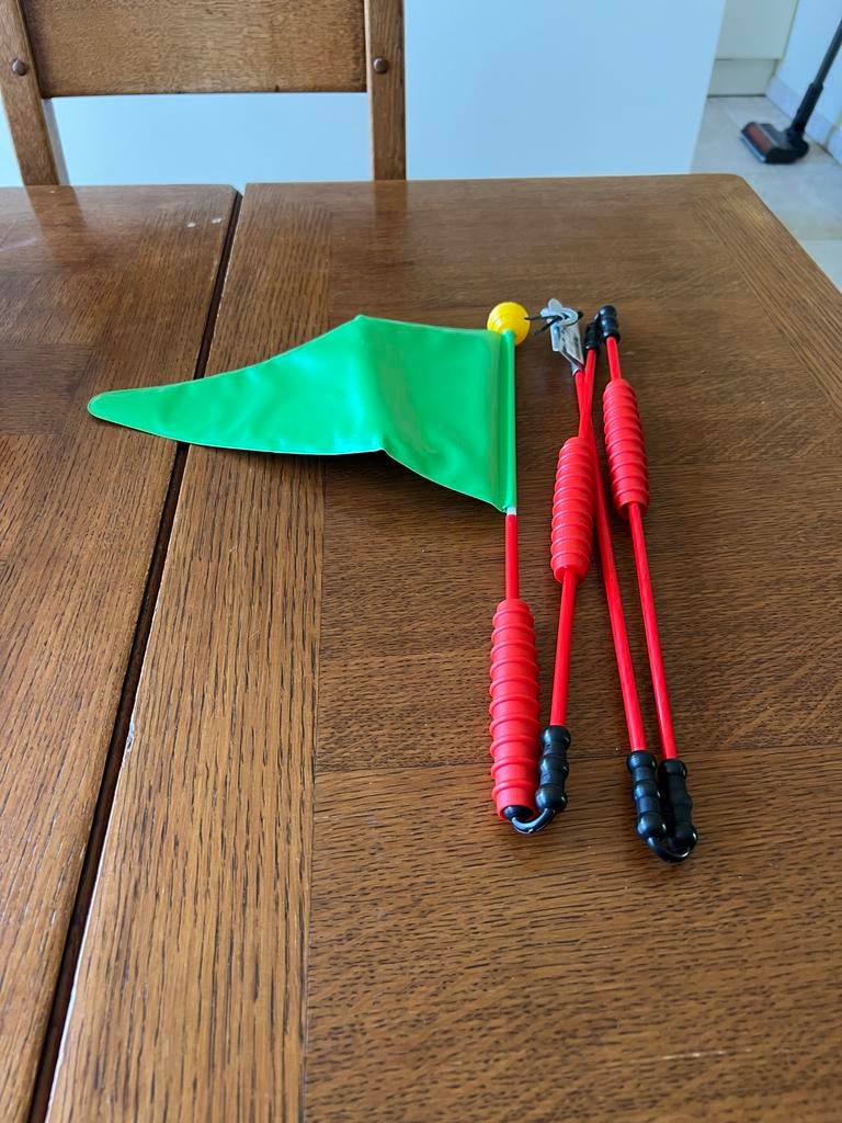 Inklapbare fietsvlag voor kinderen - 160cm, Ophalen of Verzenden, Zo goed als nieuw